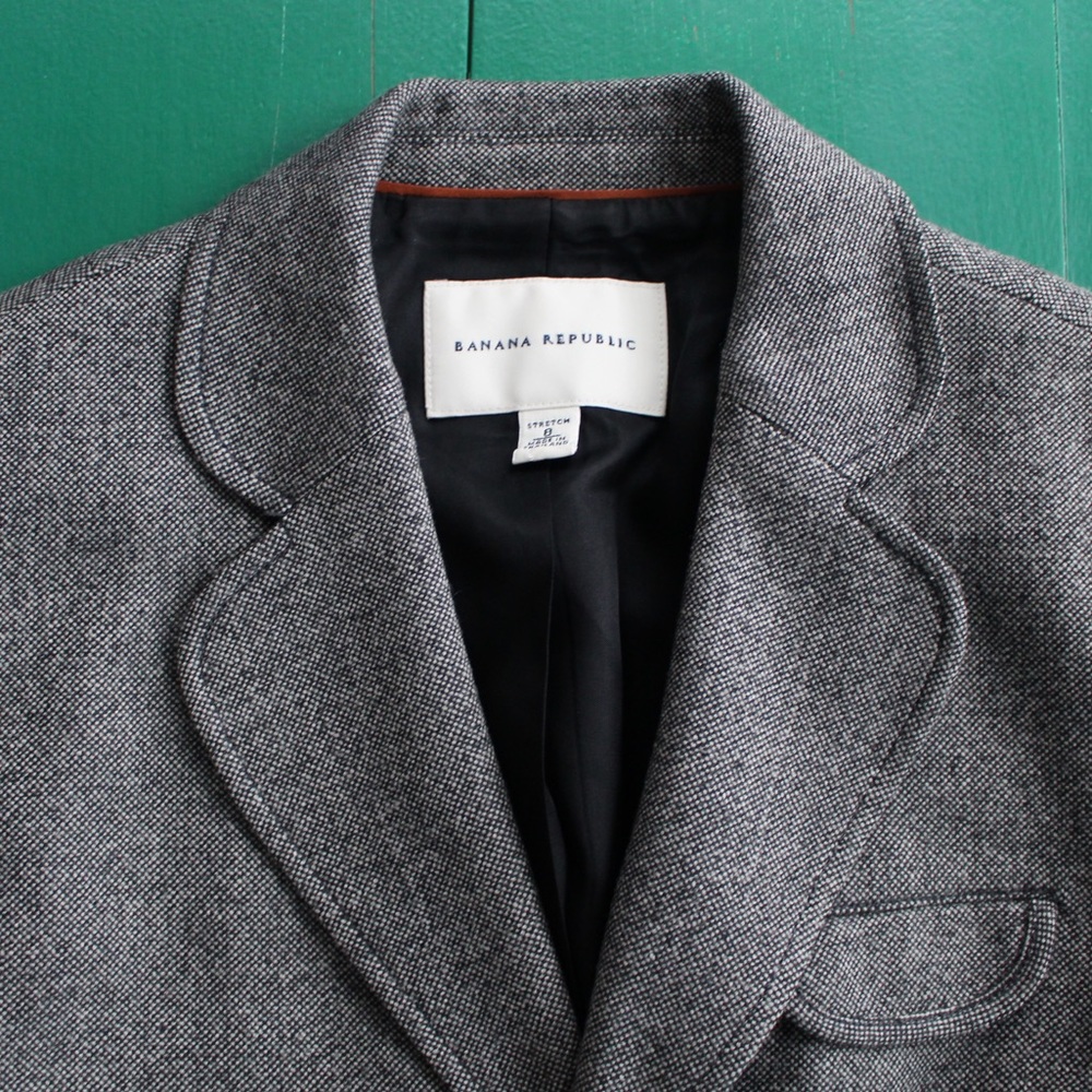 BANANA REPUBLIC WOOL BLAZER - Picture 4 of 6